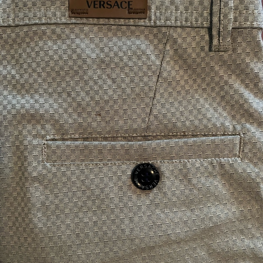 Vintage Gold Versace pants with tags
